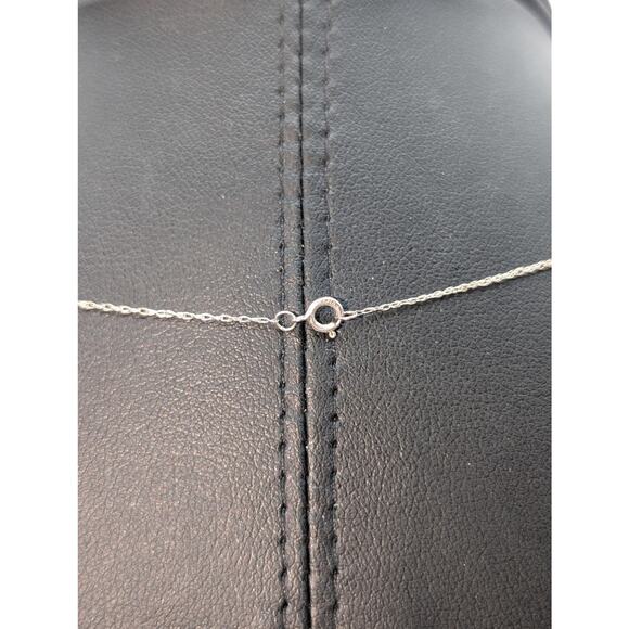 Vintage Marked & Tested 10K White Gold Dainty 20.5" Chain Necklace - Picture 4 of 5